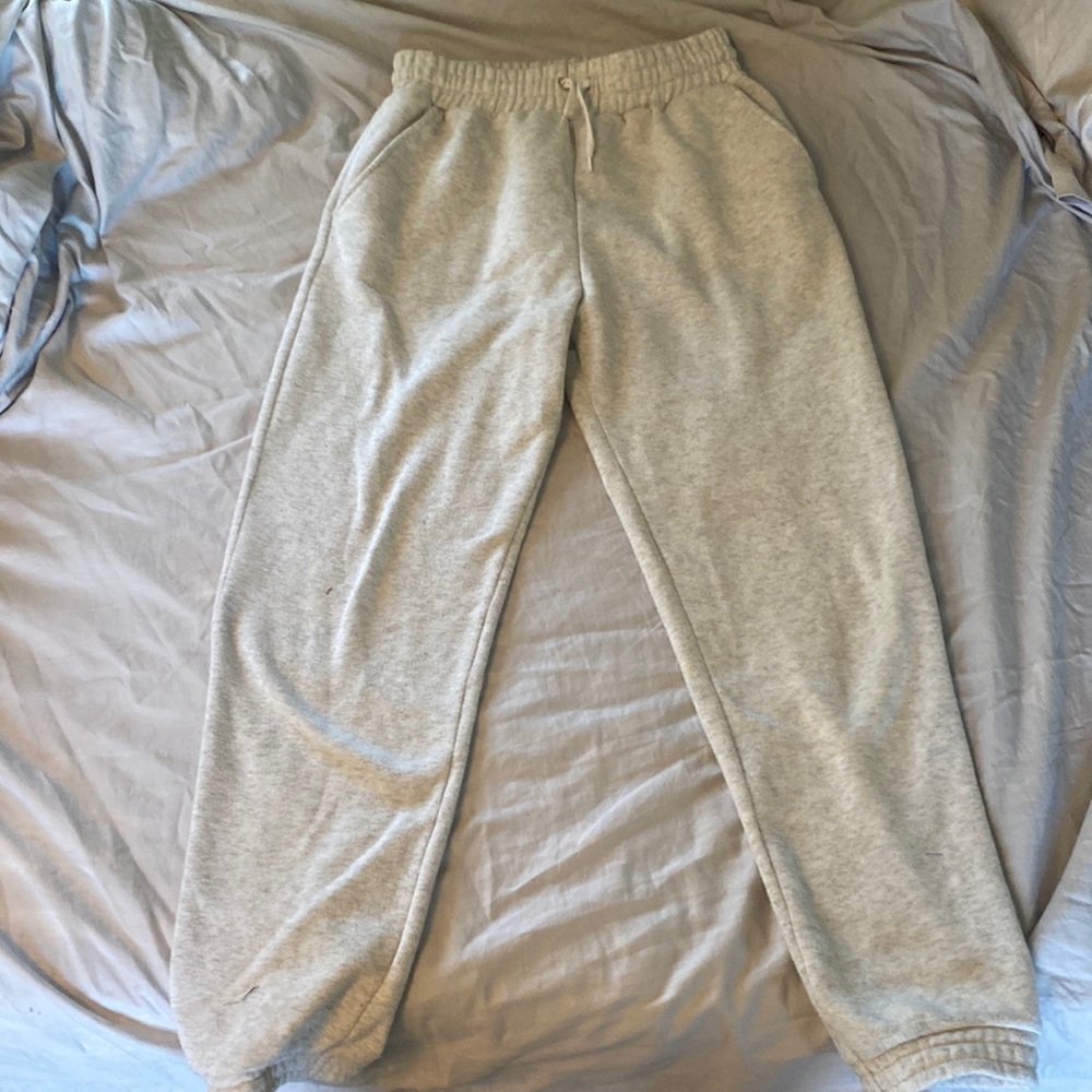light grey sweatpants